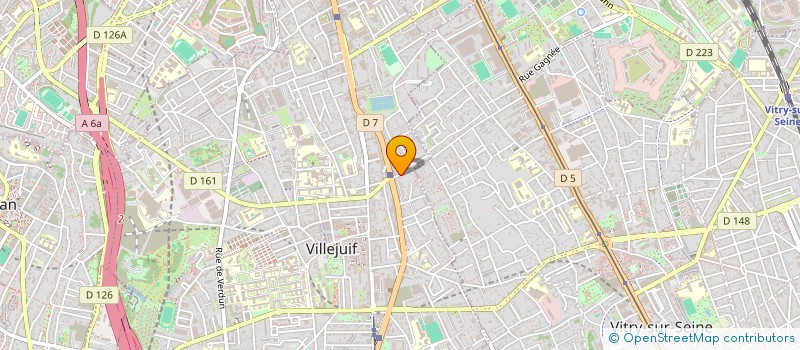 localisation de l'entreprise SYND.COPR. DU 23 AU 25 RUE J BAPT CLEMEN à VILLEJUIF