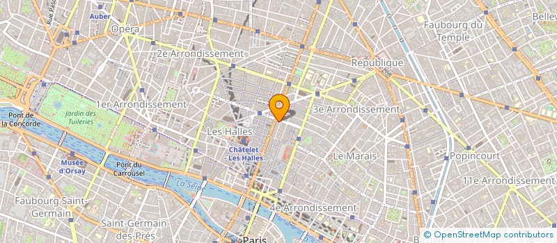 localisation de l'entreprise SYND COPR DU 23 RUE AUX OURS    75003PAR  PARIS