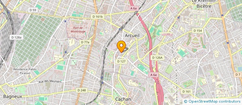 localisation de l'entreprise SYND COPR DU 23 RUE CAUCHY à ARCUEIL