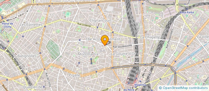 localisation de l'entreprise SYND COPR DU 23 RUE CUSTINE 75018 PARIS  PARIS