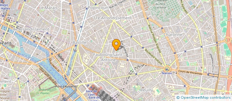 localisation de l'entreprise SYND COPR DU 23 RUE DE LA FORGE ROYALE 7  PARIS