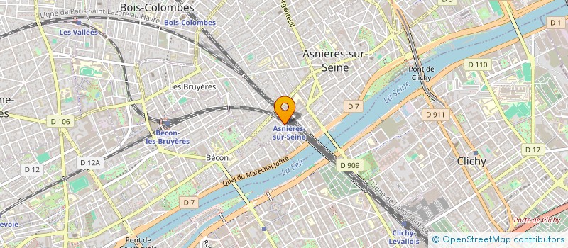 localisation de l'entreprise SYND.COPR. DU 23 RUE DE         NORMANDI  ASNIERES-SUR-SEINE