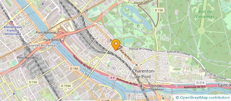 localisation de l'entreprise SYND COPR DU 23 RUE DE VERDUN à CHARENTON-LE-PONT