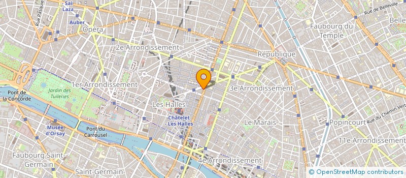 localisation de l'entreprise SYND.COPR. DU 23 RUE HEROLD 75001 PARIS  PARIS