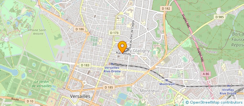 localisation de l'entreprise SYND.COPR. DU 23 RUE REMILLY 78 VERSAILL à VERSAILLES