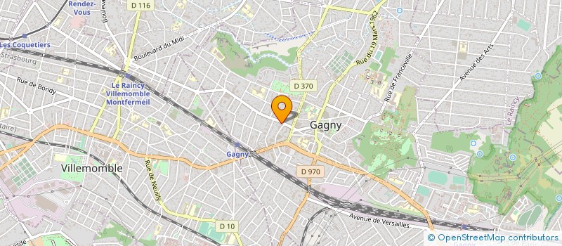 localisation de l'entreprise SYND.COPR. DU 23 T RUE HENRI BARBUSSE à GAGNY