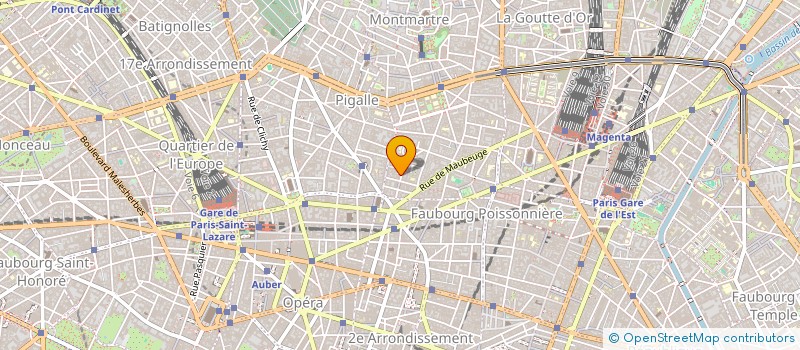 localisation de l'entreprise SYND.COPR. DU 24 AV. TRUDAINE   P.9 REP  PARIS