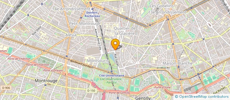 localisation de l'entreprise SYND COPR DU 24 AVENUE REILLE   75014 PA  PARIS