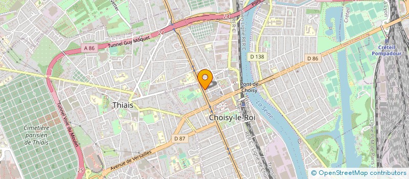 localisation de l'entreprise SYND.COPR. DU 24 BD DES ALLIES à CHOISY-LE-ROI