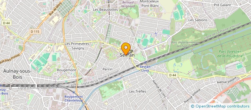 localisation de l'entreprise SYND COPR DU 24 PLACE GASTON BUSSIERE à SEVRAN