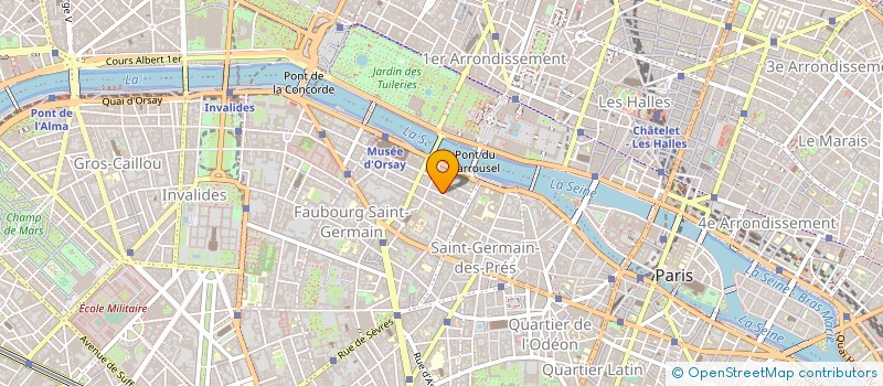 localisation de l'entreprise SYND COPR DU 24 RUE DE VERNEUIL 75007 PA  PARIS