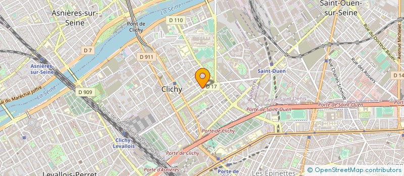 localisation de l'entreprise SYND COPR DU 24 RUE GABRIEL PERI 92 CLIC à CLICHY
