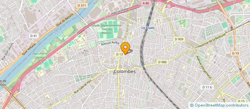 localisation de l'entreprise SYND.COPR. DU 24 RUE LABOURET 92 COLOM à COLOMBES