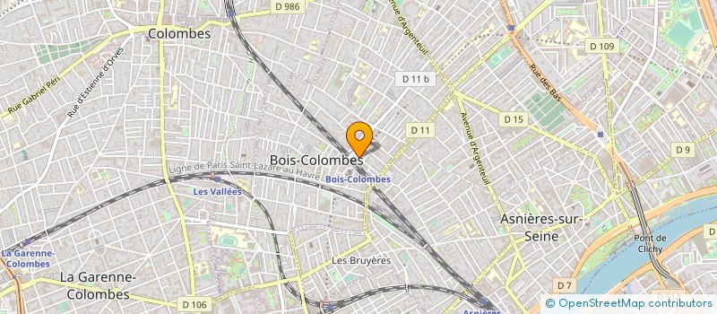 localisation de l'entreprise SYND.COPR. DU 24 RUE MERTENS 92 BOIS COL à BOIS-COLOMBES