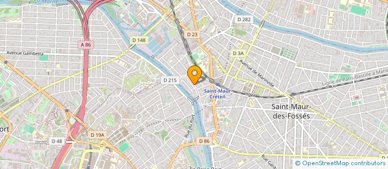 localisation de l'entreprise SYND.COPR. DU 25 BD DU GENERAL  FERRIE 9 à SAINT-MAUR-DES-FOSSES