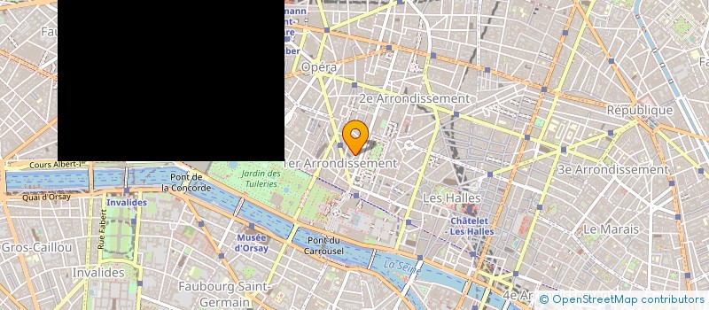 localisation de l'entreprise SYND.COPR. DU 25 RUE DE LA      SOURDIER  PARIS