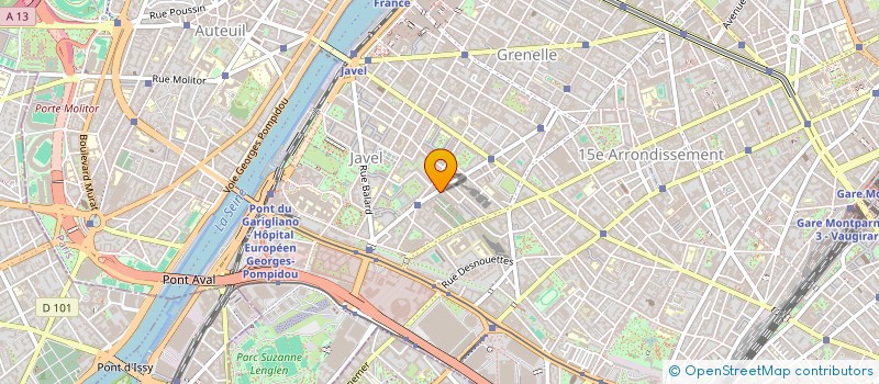 localisation de l'entreprise SYND COPR DU 25 RUE DU CHEMIN   VERT 750  PARIS