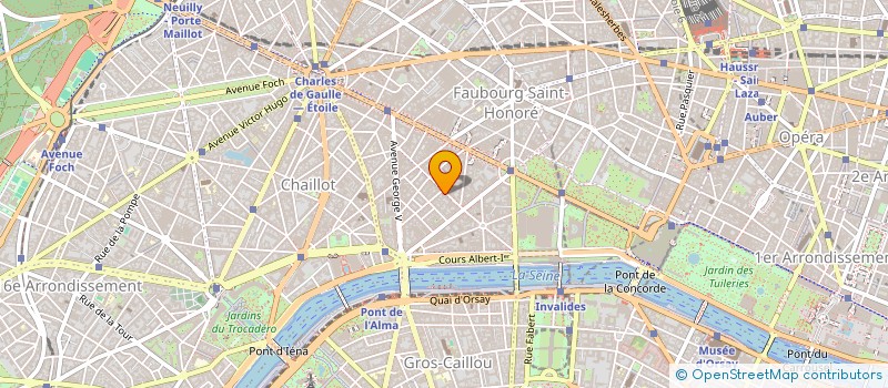 localisation de l'entreprise SYND COPR DU 25 RUE FRANCOIS IER PARIS  PARIS