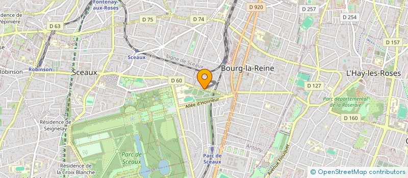 localisation de l'entreprise SYND COPR DU 26 AV VICTOR HUGO  92 BOURG à BOURG-LA-REINE