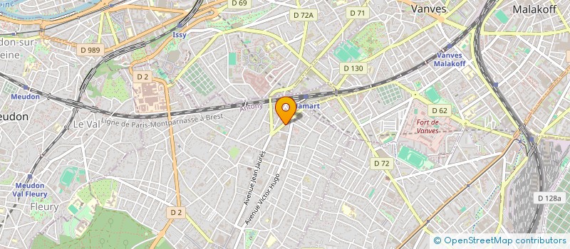 localisation de l'entreprise SYND COPR DU 26 RUE BANES à CLAMART
