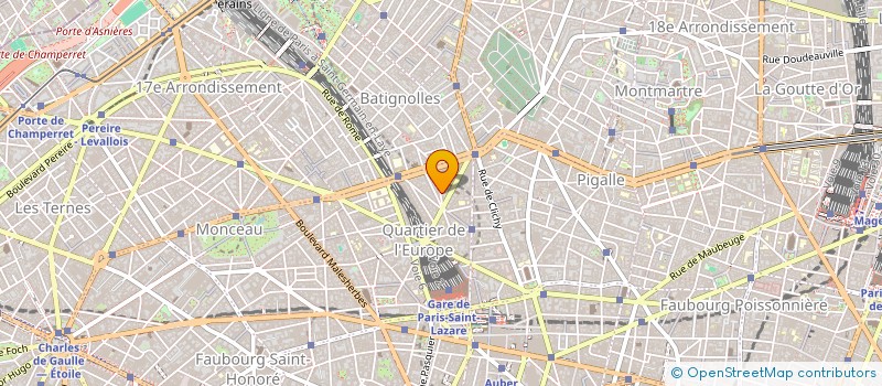 localisation de l'entreprise SYND.COPR. DU 26 RUE CINO DEL   DUCA 750  PARIS