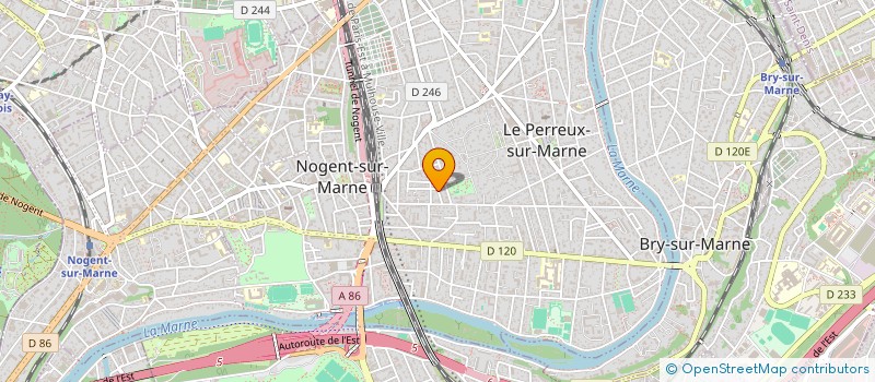 localisation de l'entreprise SYND.COPR. DU 26 RUE CRESPIN 94 LE PERRE  LE PERREUX-SUR-MARNE