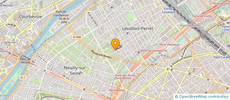 localisation de l'entreprise SYND.COPR. DU 26 RUE DE VILLIERS 92 LEVA à LEVALLOIS-PERRET