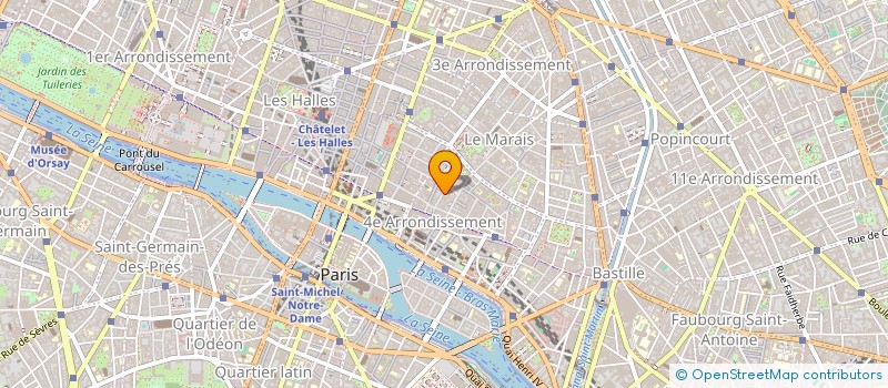 localisation de l'entreprise SYND.COPR. DU 26 RUE DU BOURG TIBOURG P  PARIS