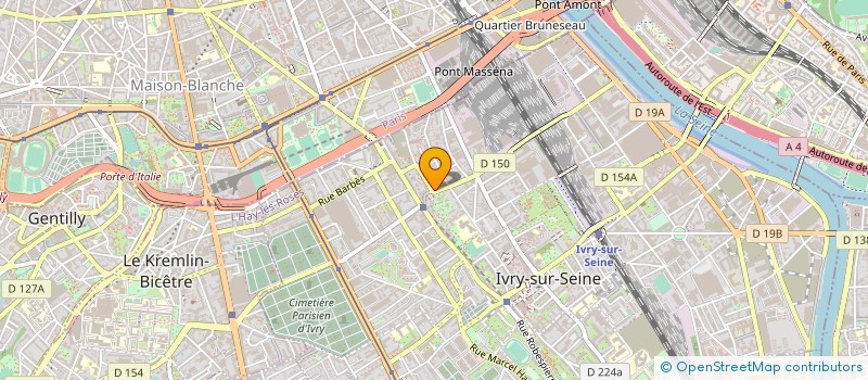 localisation de l'entreprise SYND.COPR. DU 26 RUE LOUIS BERTRAND à IVRY-SUR-SEINE
