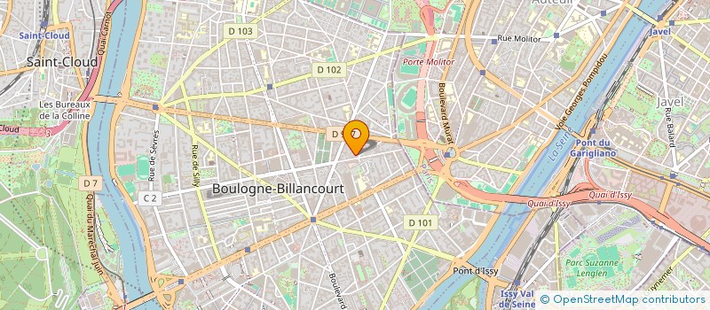 localisation de l'entreprise SYND COPR DU 26 RUE THIERS 92 BOULOGNE à BOULOGNE-BILLANCOURT