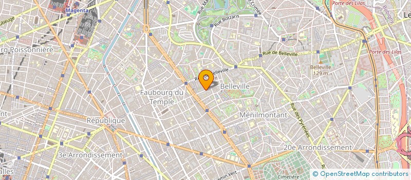 localisation de l'entreprise SYND COPR DU 27 29 RUE RAMPONNEAU 75020  PARIS