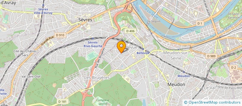localisation de l'entreprise SYND.COPR. DU 27 AV. DU 11 NOVEMBRE à MEUDON