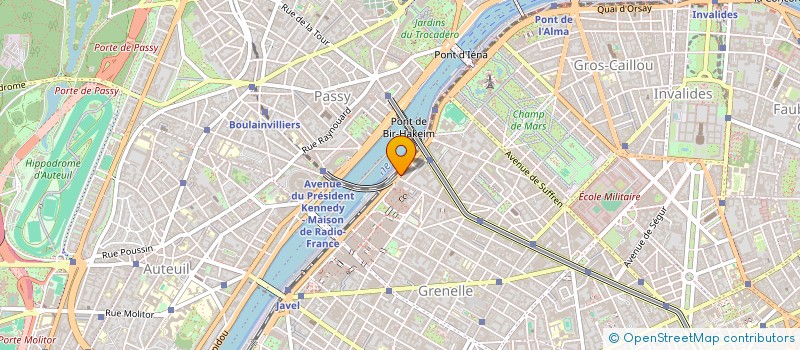 localisation de l'entreprise SYND.COPR. DU 27 QUAI DE GRENELLE 75015  PARIS