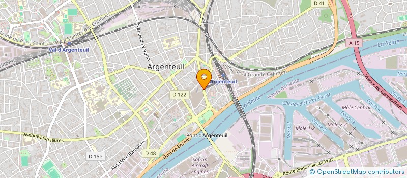 localisation de l'entreprise SYND.COPR. DU 27 RUE ALFRED LABRIERE  ARGENTEUIL