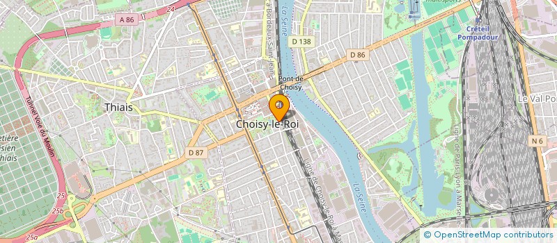 localisation de l'entreprise SYND COPR DU 27 RUE ANATOLE FRANCE 94 CH à CHOISY-LE-ROI