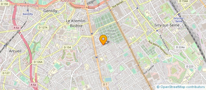 localisation de l'entreprise SYND.COPR. DU 27 RUE BABEUF  LE KREMLIN-BICETRE