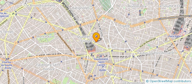 localisation de l'entreprise SYND.COPR. DU 27 RUE D AMSTERDAM PARIS 8  PARIS