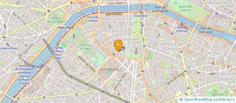 localisation de l'entreprise SYND COPR DU 27 RUE DE LA MOTTE PICQUET  PARIS