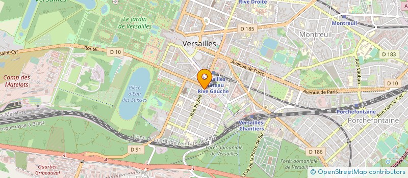 localisation de l'entreprise SYND.COPR. DU 27 RUE DE SATORY  78 VERSA à VERSAILLES