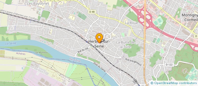 localisation de l'entreprise SYND.COPR. DU 27 RUE DU         DEPARTEM à HERBLAY-SUR-SEINE