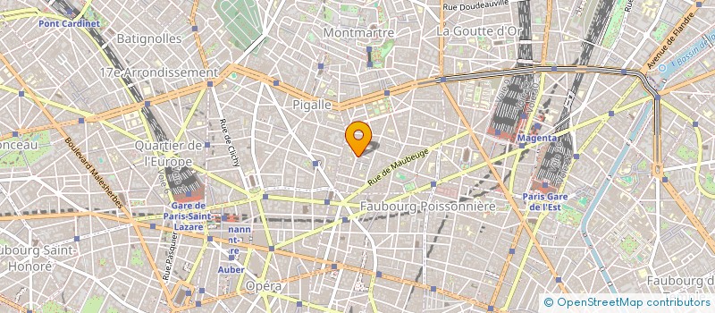 localisation de l'entreprise SYND.COPR. DU 27 RUE MILTON     PARIS 9  PARIS