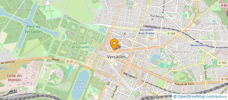 localisation de l'entreprise SYND COPR DU 27 RUE SAINTE VICTOIRE à VERSAILLES