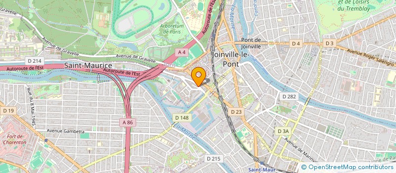 localisation de l'entreprise SYND.COPR. DU 270-272 RUE DU MAL LECLERC à SAINT-MAURICE