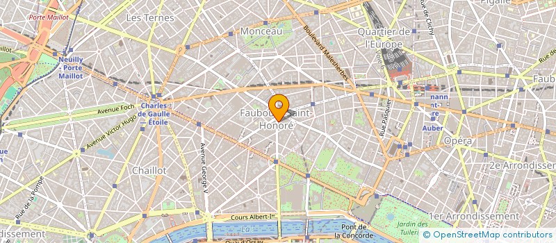 localisation de l'entreprise SYND.COPR. DU 28 AV FRANKLIN D. ROOSEVEL  PARIS