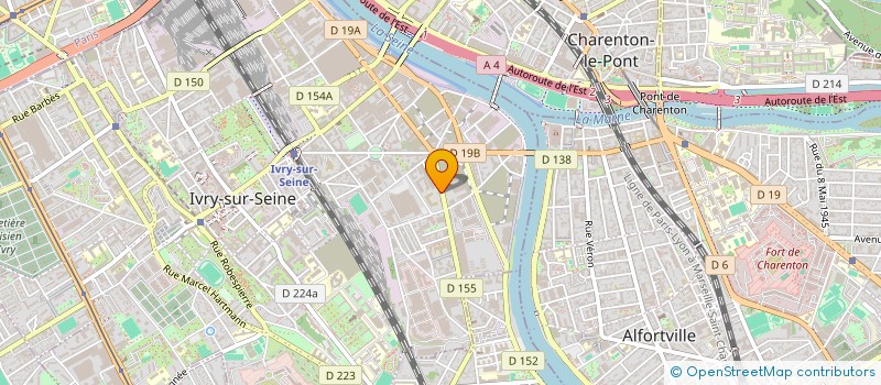 localisation de l'entreprise SYND.COPR. DU 28 AV. JEAN JAURES à IVRY-SUR-SEINE