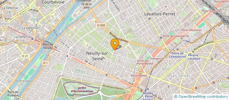 localisation de l'entreprise SYND.COPR. DU 28 BD D INKERMANN 92 NEUIL à NEUILLY-SUR-SEINE