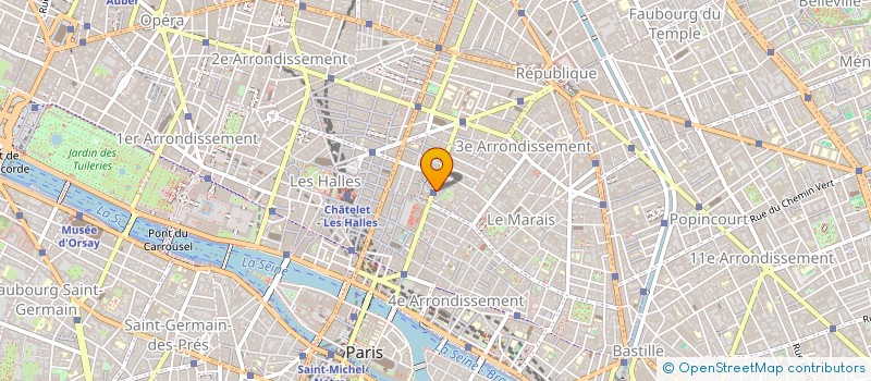 localisation de l'entreprise SYND.COPR. DU 28 RUE BEAUBOURG  75003 PA  PARIS