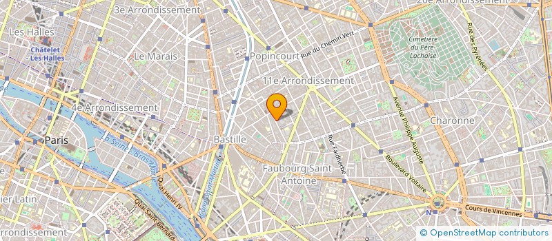 localisation de l'entreprise SYND.COPR. DU 28 RUE KELLER  PARIS