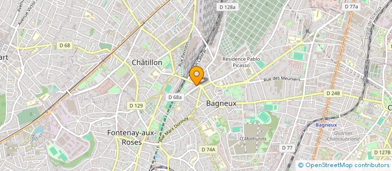 localisation de l'entreprise SYND COPR DU 28 RUE PAUL RIVET 92 LE PL à BAGNEUX