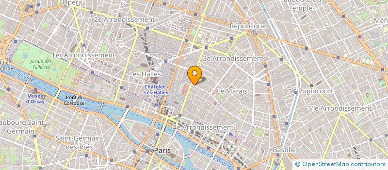 localisation de l'entreprise SYND.COPR. DU 28 RUE RAMBUTEAU  75003 PA  PARIS